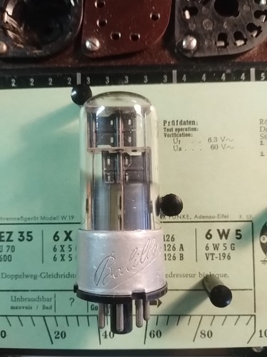 Rare tube 6x5gt fivre balilla - tube,