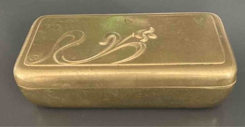Scatola ottone vintage - ottone,