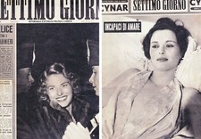 SETTIMO GIORNO1950/44:STELLE A MILANO-ARCHEOLOGIA-DOLFIN-MALAPARTE-BOSE'.