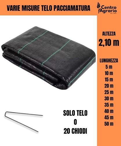 Telo pacciamatura verde per - da,