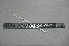 ALFA ROMEO GIULIETTA 1.6 MODELLO 116 SCRITTA STEMMA SIGLA BAULE POSTERIORE USATA