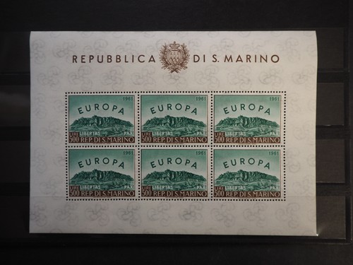 San marino 1961 cept - 1961,,