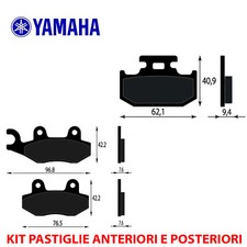 KIT PASTIGLIE FRENO ANTERIORI