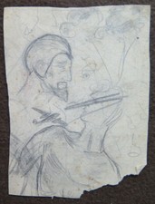 Disegno antico con studio - antico,
