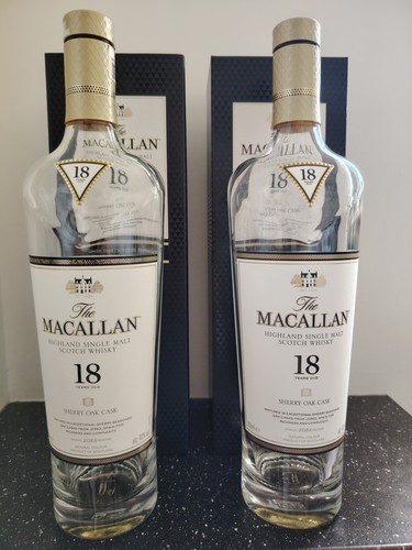 Macallan sherry oak - sherry, x2(