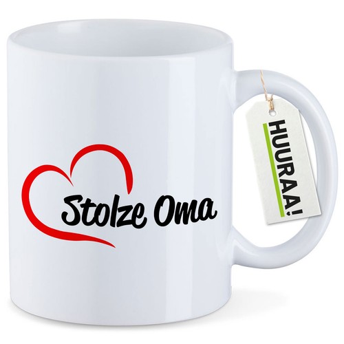 Tazza orgogliosa nonna - , cuore