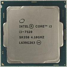 Intel Core i3-7320 SR358 4,10 Ghz Usato Desktop PC Processore Cpu Socket Testato