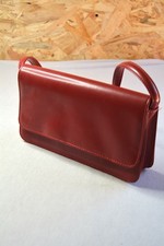 Faux Leather Red Bag 565