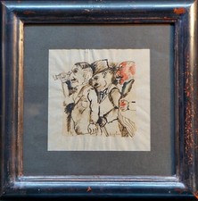 FRANZ BORGHESE ACQUERELLO SU