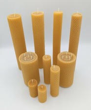 Candele con foglio cereo