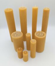 Candele con foglio cereo alveare in 100% cera d'api mangiafumo profumo cera api