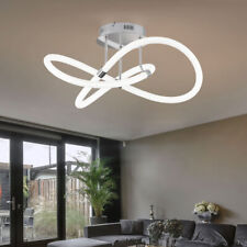 Plafoniera Lampada da Soggiorno 3 Livelli Regolatore LED Lampada di Design Cromo