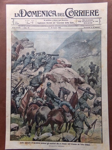 Copertina domenica corriere - domenica,