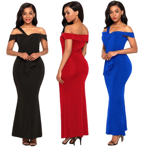 Vestito donna elegante maxi
