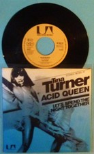 TINA TURNER - SINGLE 7" - ACID QUEEN / LET`S SPEND THE NIGHT TOGETHER - MINT