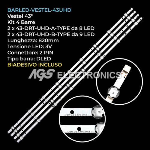 Kit barre strip led - kit, 4