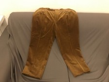 PANTALONI VELLUTO A COSTE "ADOLFO TRABALDO VIGANO' COTTON & CONFORT" BEIGE TG 56