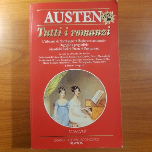 Tutti romanzi jane austen - romanzi,