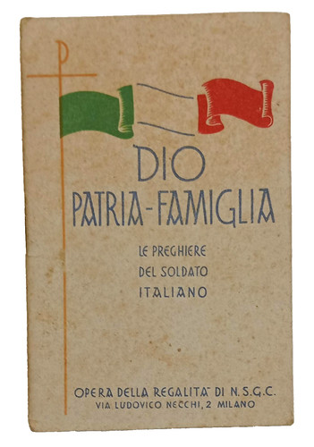 Libretto dio patria - libretto,