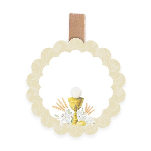 Segnaposto comunione con - segnaposto,
