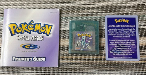 Pokemon cristallo con manuale - cristallo,