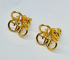 Orecchini fiori monogramma