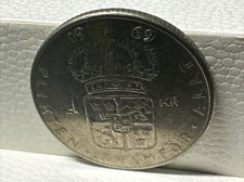 Moneta krono 1969 svezia - 1, kr