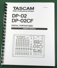 Tascam DP-02 / DP-02CF Manuale dell'acquirente: coperture legate a pettine e protettive!