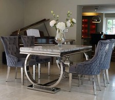 Tavolo da pranzo in marmo con