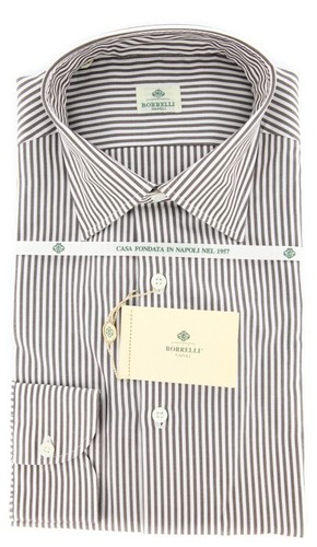 Camicia cotone marrone - in,