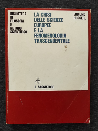 Edmund husserl la crisi - edmund,