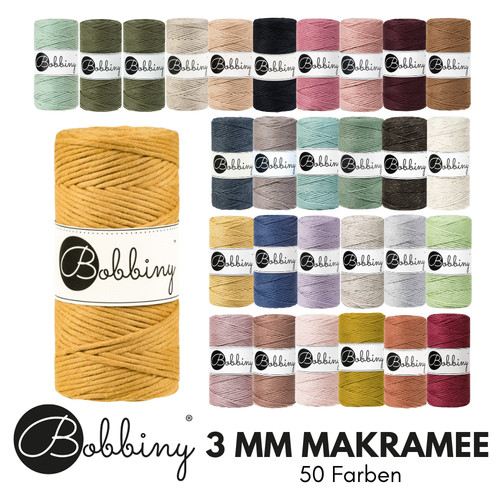 Bobbiny 3mm filato - filato, macramè