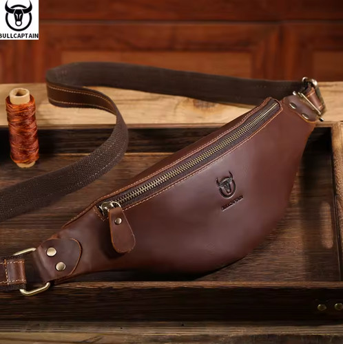 Sac banane cuir - en,