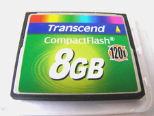 8GB Compact Flash Card 120x