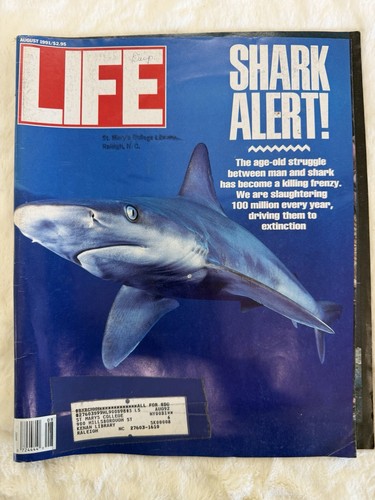 Life magazine shark alert - shark,