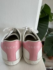 ACE Gucci Leather Sneaker with