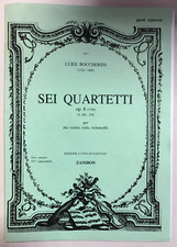 L. Boccherini, Sei quartetti 
