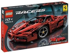 8653 LEGO Racers Enzo Ferrari 1:10 Usato Completo, Used 100% Complete