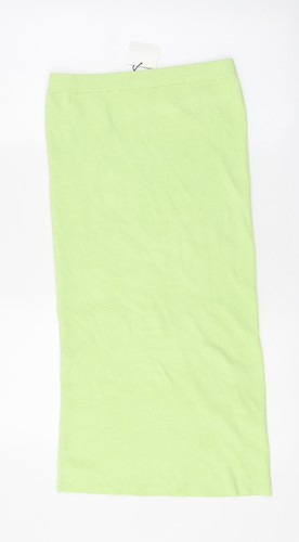 Gonna donna zara verde viscosa - verde,