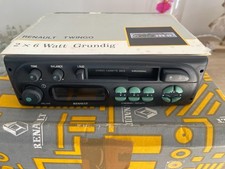 RENAULT TWINGO 1 Autoradio GRUNDIG 2 x 6 Watt Boutons VERT CORIANDRE 7701418686