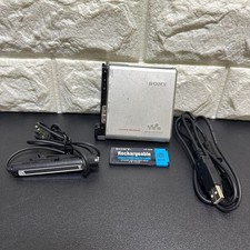 Sony MZ-RH1 MiniDisc Walkman HI-MD Lettore Registratore Argento Usato Dal Giappone