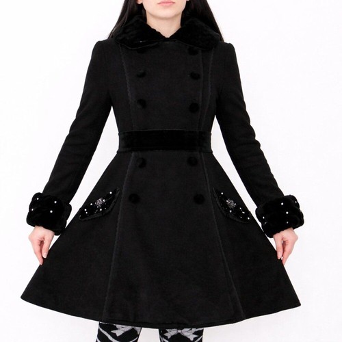 Kidsyoyo black wool lolita - kidsyoyo,
