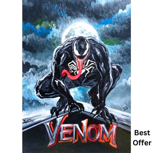 Aceo originale venom pop art - aceo,