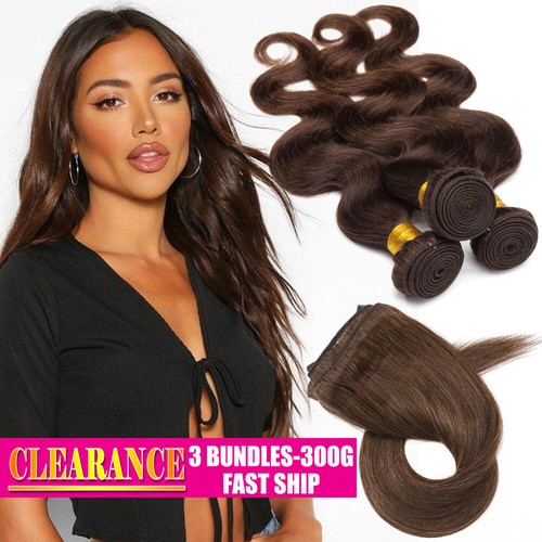 Brown straight wavy - brown, human