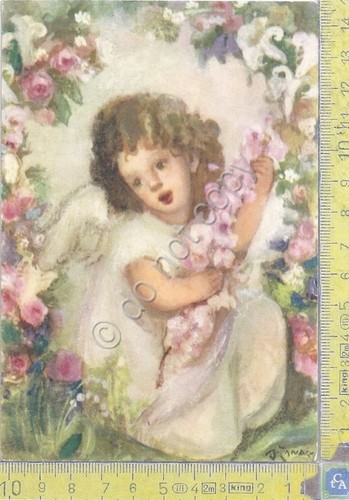 Cartolina postcard angelo - postcard,