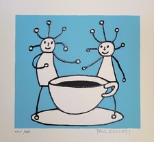 Paul Kostabi serigrafia
