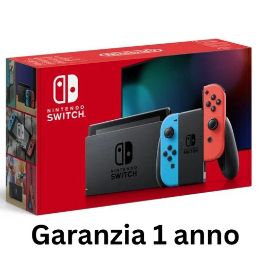 Nintendo switch console - switch, blu