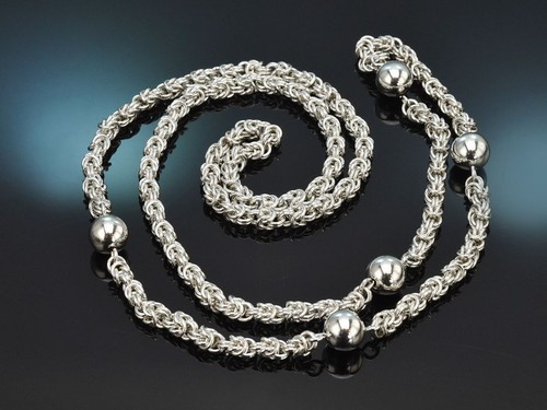 Elegante lunga collana reale - lunga,