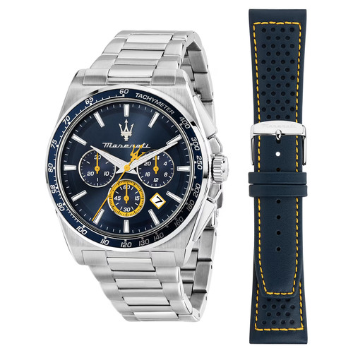 Set orologio cinturino pelle - +,