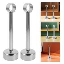  2 Sets Reggimensola Armadio Staffe Per Pali Supporto Del Tubo Palo